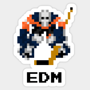 16-Bit Hockey Goalie - Edmonton Sticker